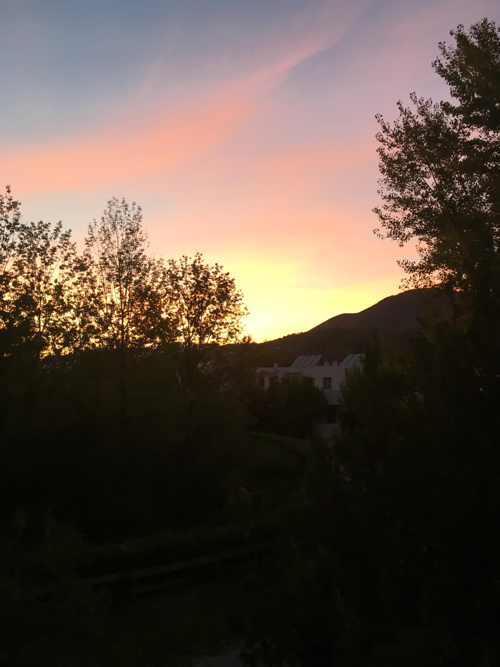 Sunset in Laujar de Andarax