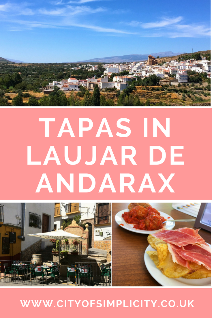 Pinterest Pin - Tapas in Laujar de Andarax
