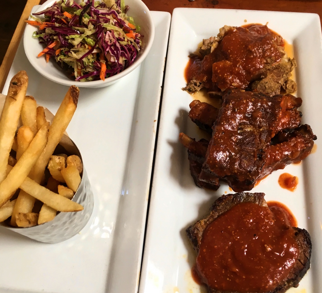 The BBQ at the B&V Whiskey Bar & Grille